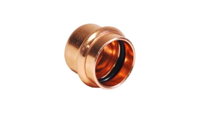 Copper Press Water End Cap 15mm