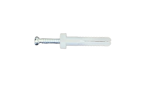 Knock Ins Nylon Round Head 5mm x 40mm Per 100