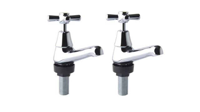 Easy Clean Pillar Tap Set A/Vandal C/P (Pair)