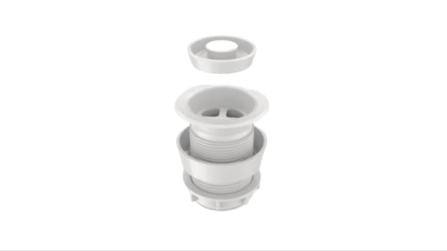 Caroma Universal Plug & Waste White (323025W)
