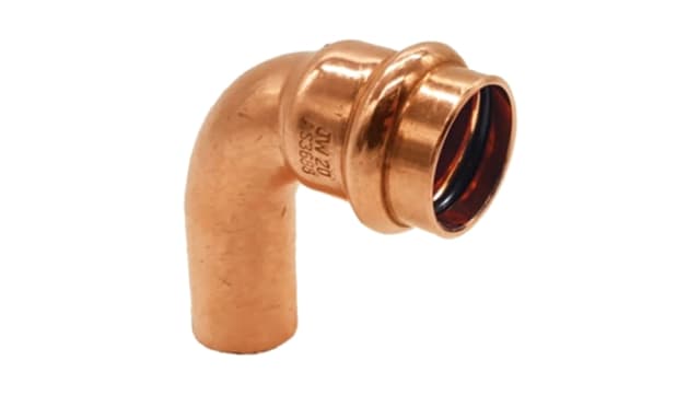 Copper Press Water Elbow 90° M/F