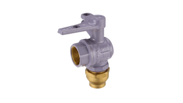 Recycled Meter Ball Valve Lockable R/A Flared 20mm