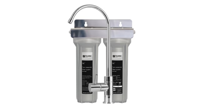 Puretec Twin Undersink System complete With Faucet & Cartridges