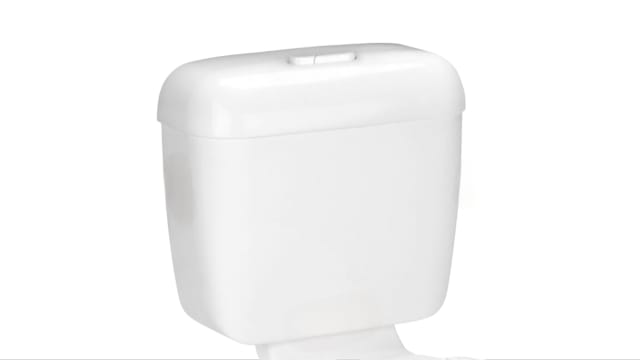 Caroma Tasman Cistern With Seat & Link (TAS006W)