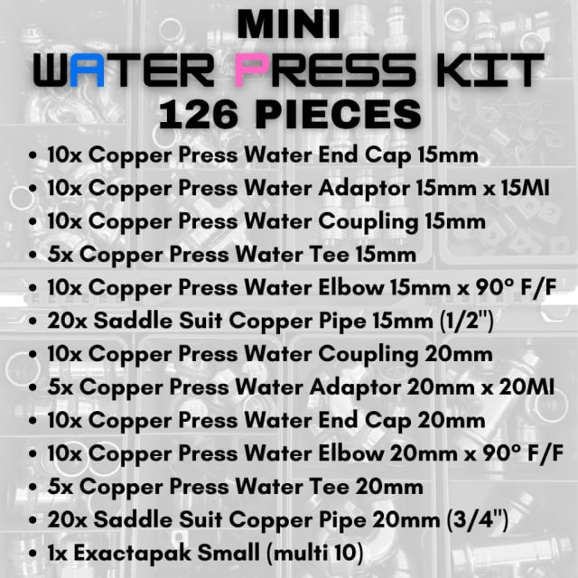 Mini Press Water Kit (125 Piece)