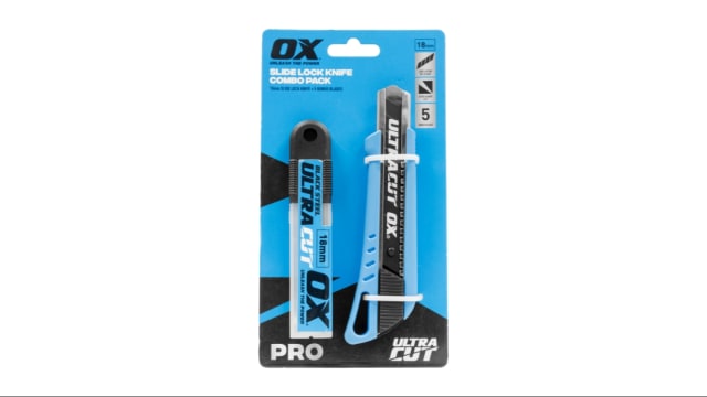 OX Slide Lock Knife + Blade Combo - 18mm