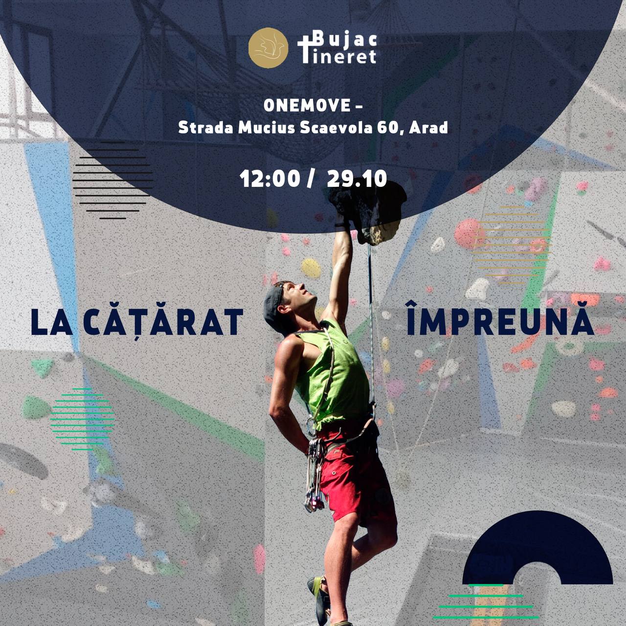 La cățărat