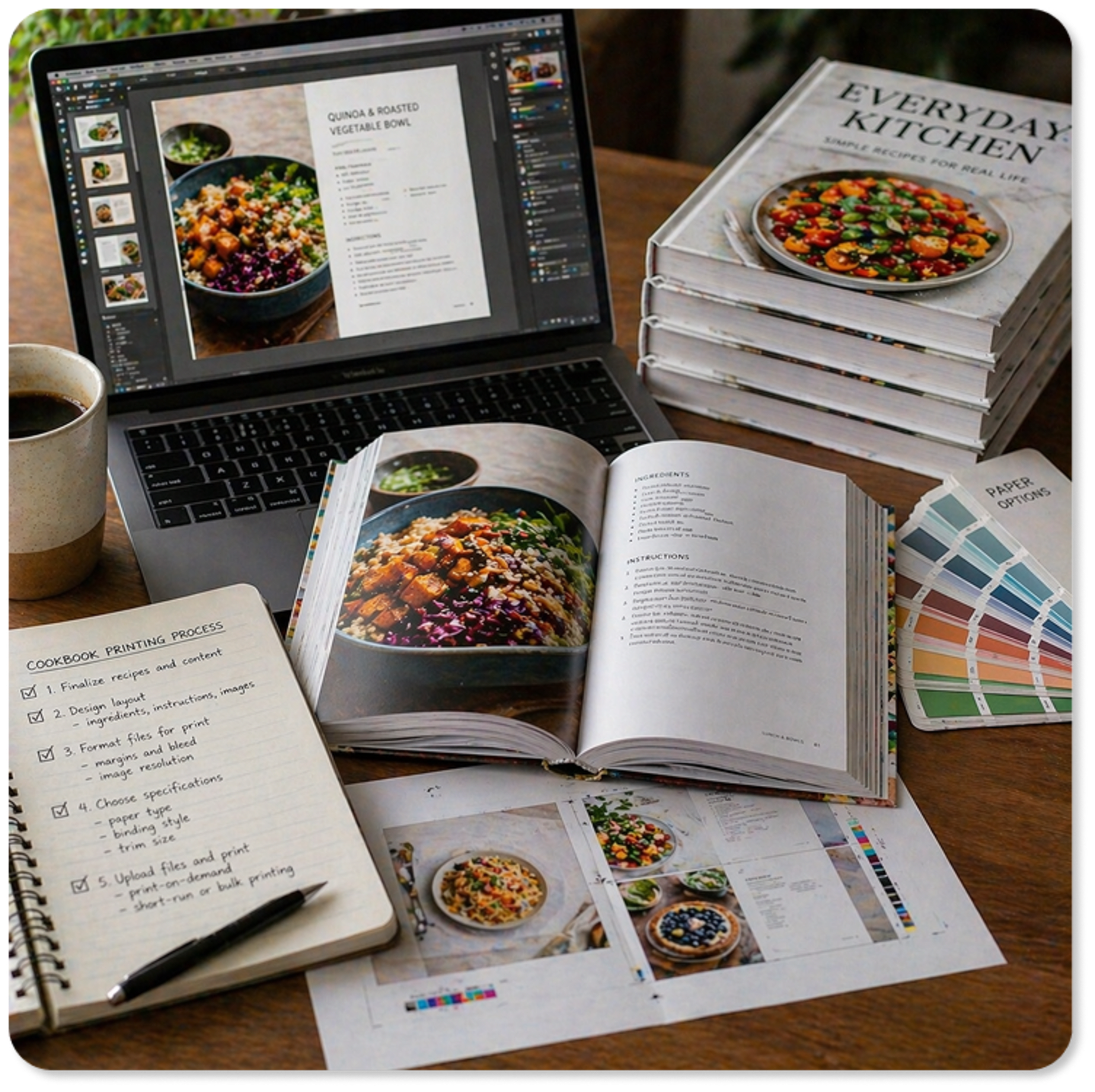 How Does Cookbook Printing Work?