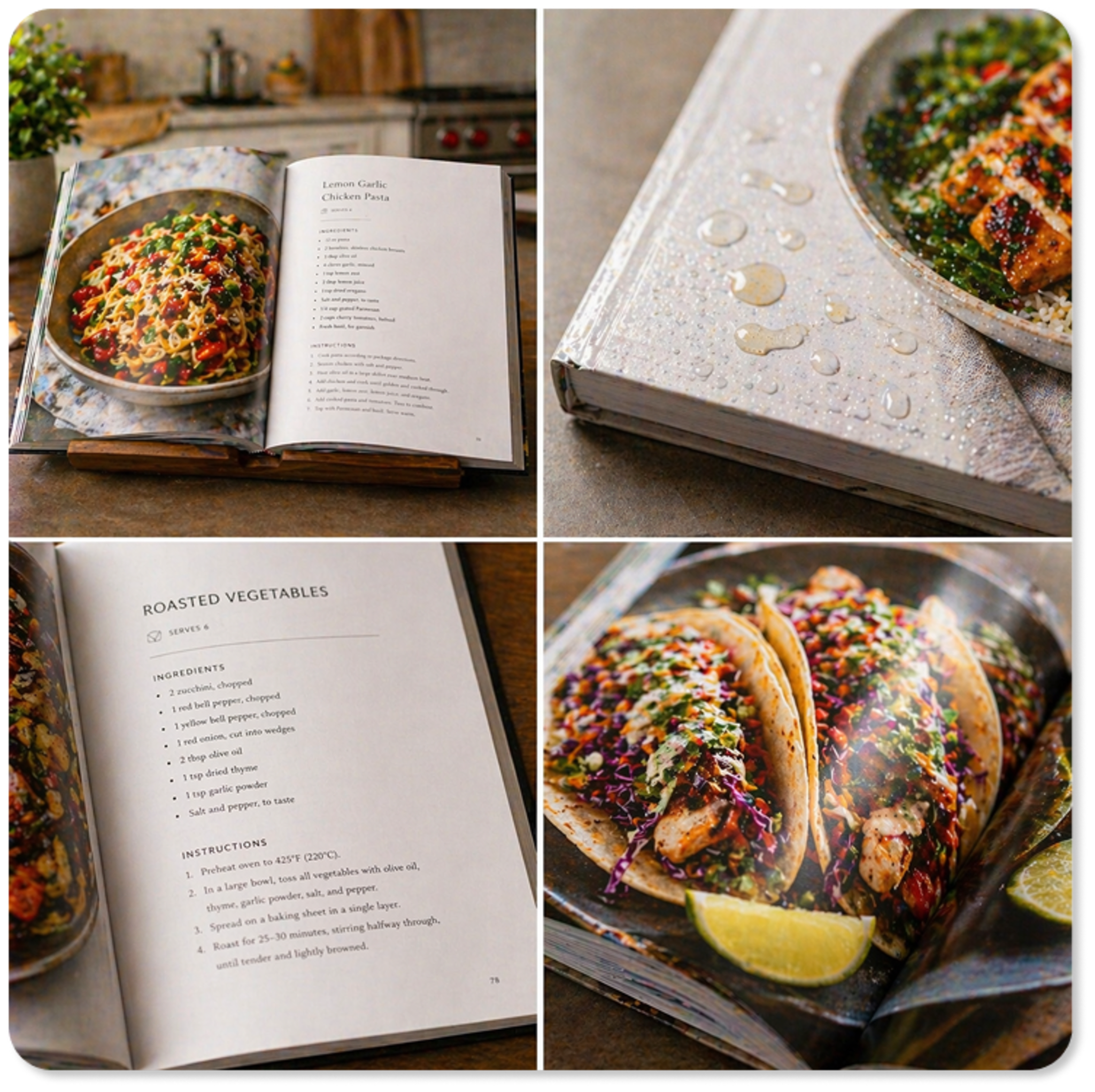 Uncoated Paper Cook Book Example Cookbook Printing & Self Publishing: How to Print a Cookbook (POD ...