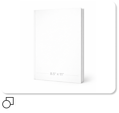 8.5" x 11" Book Size