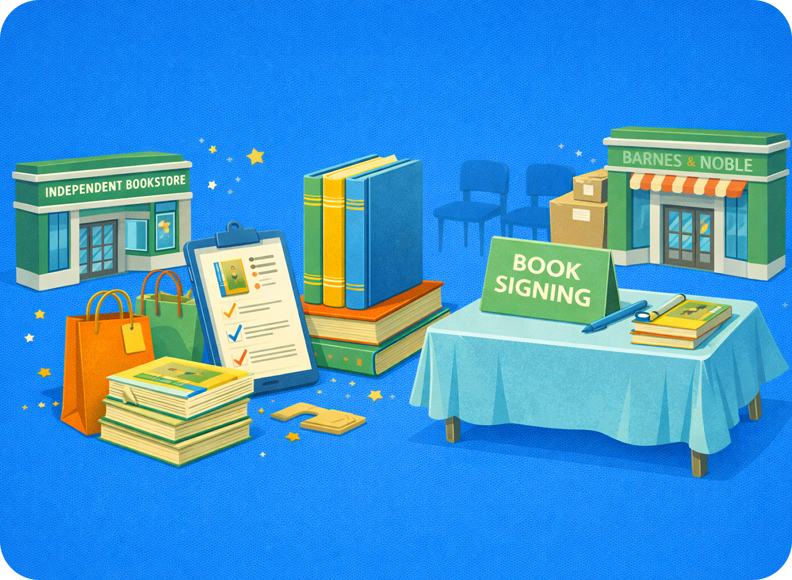 How to Set Up Book Signings and Sell in Stores