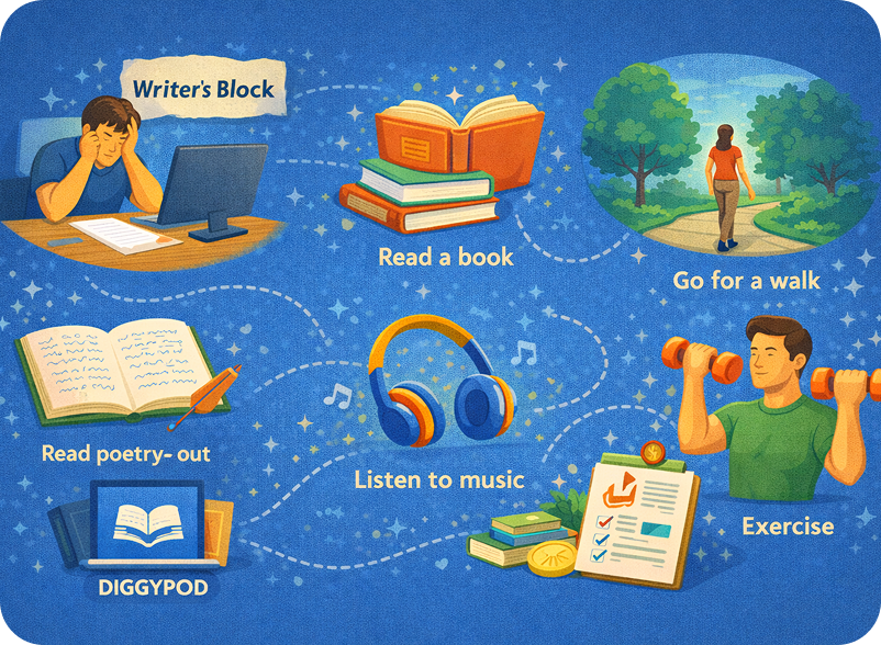 Struggling with Writer’s Block? Feeling Uninspired? Here are 6 Ways to Jumpstart Your Creativity