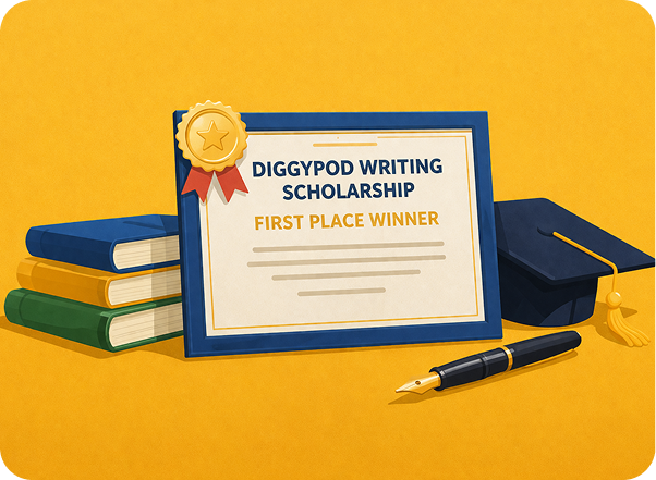 DiggyPOD Writing Scholarship First Place Winner