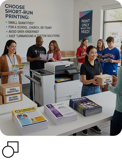 Choose Short-Run Printing if: