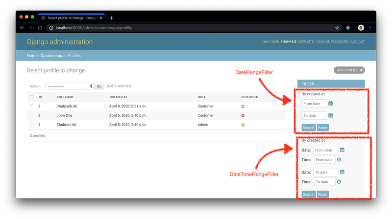 Django Admin List Filter Blog