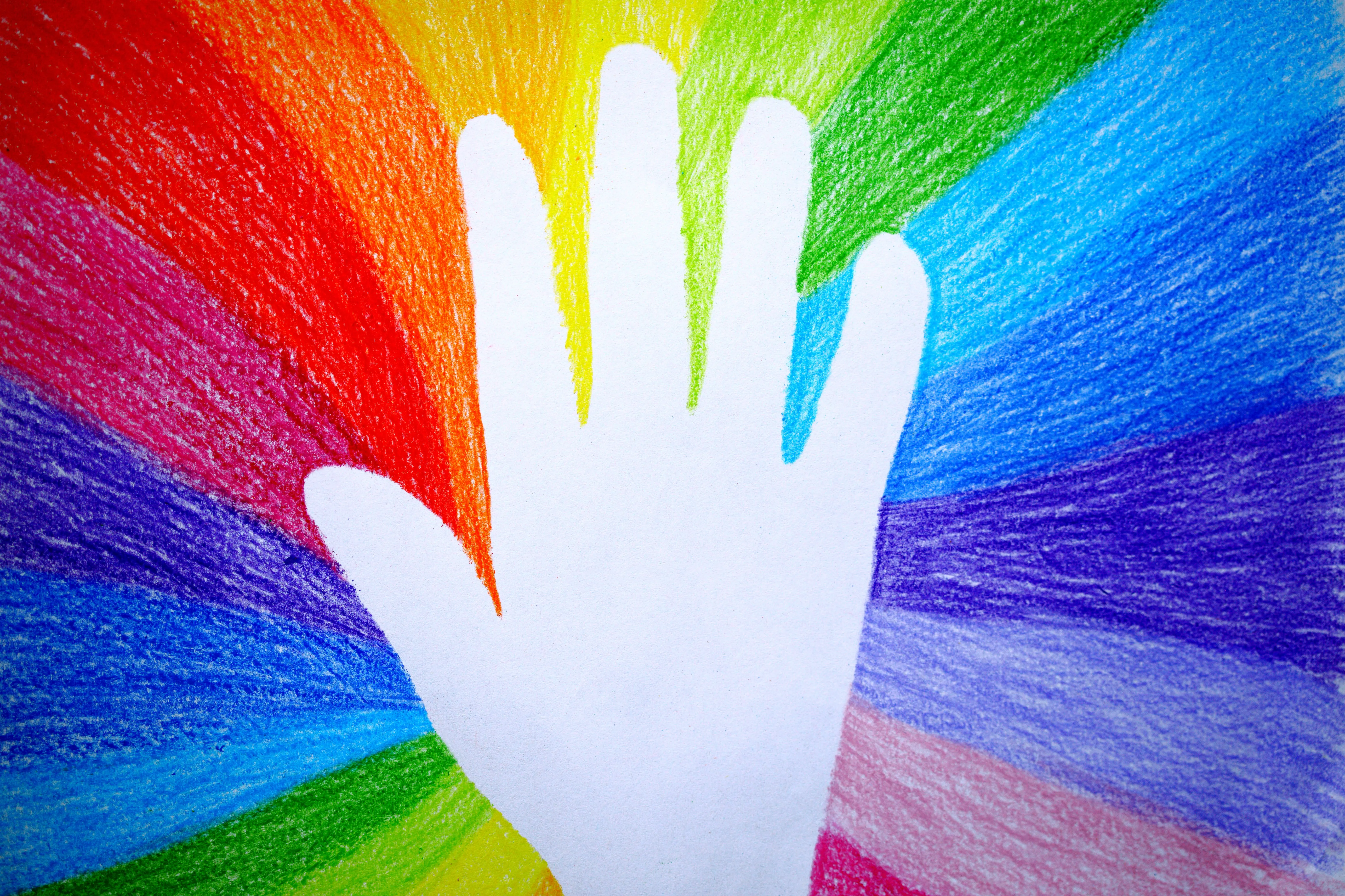 Rainbow Hand