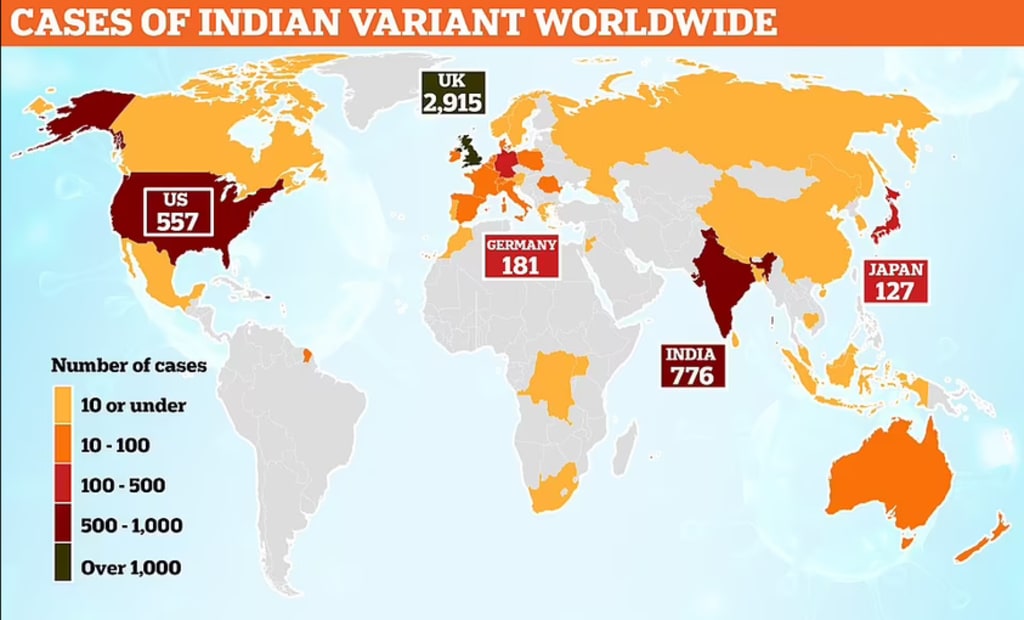 Indian COVID Variant Now In 48 Countries – Including Australia