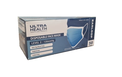 (Discontinued) Surgical Mask Level 2 Earloop – 50 Pack