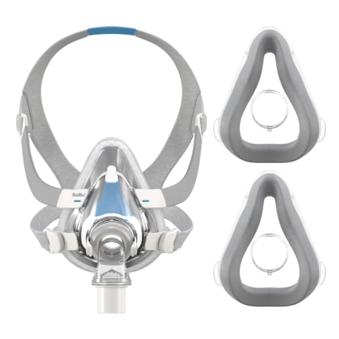 ResMed AirTouch F20 Full Face CPAP Mask Starter Kit (includes 2 spare cushions)