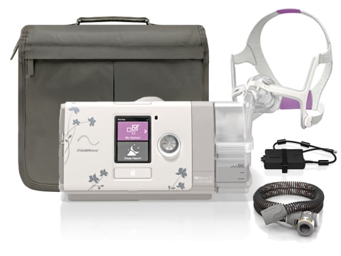 ResMed AirSense 10 Autoset For Her 4G CPAP Machine & Mask Package