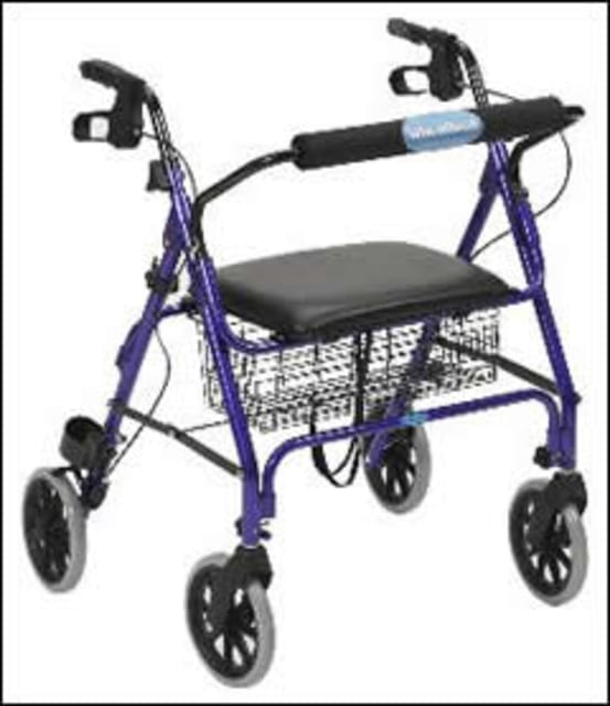Drive Heavy Duty Rollator Blue (180kg)