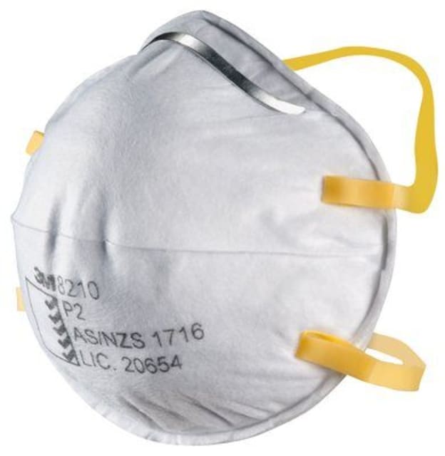 3M P2 Cupped Particulate Respirator 8210 (Box of 20)
