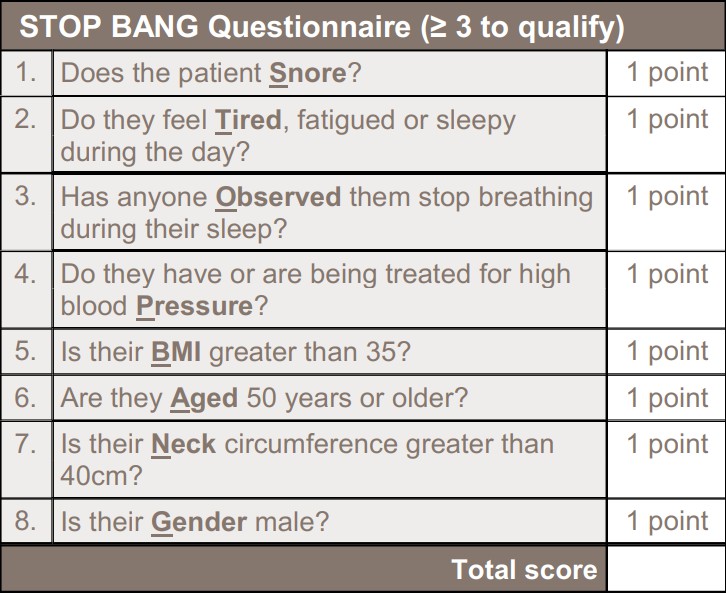 Stop Bang Table