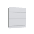 Shaker_White_KCSW5PCDB243KIT_Drawer_Base