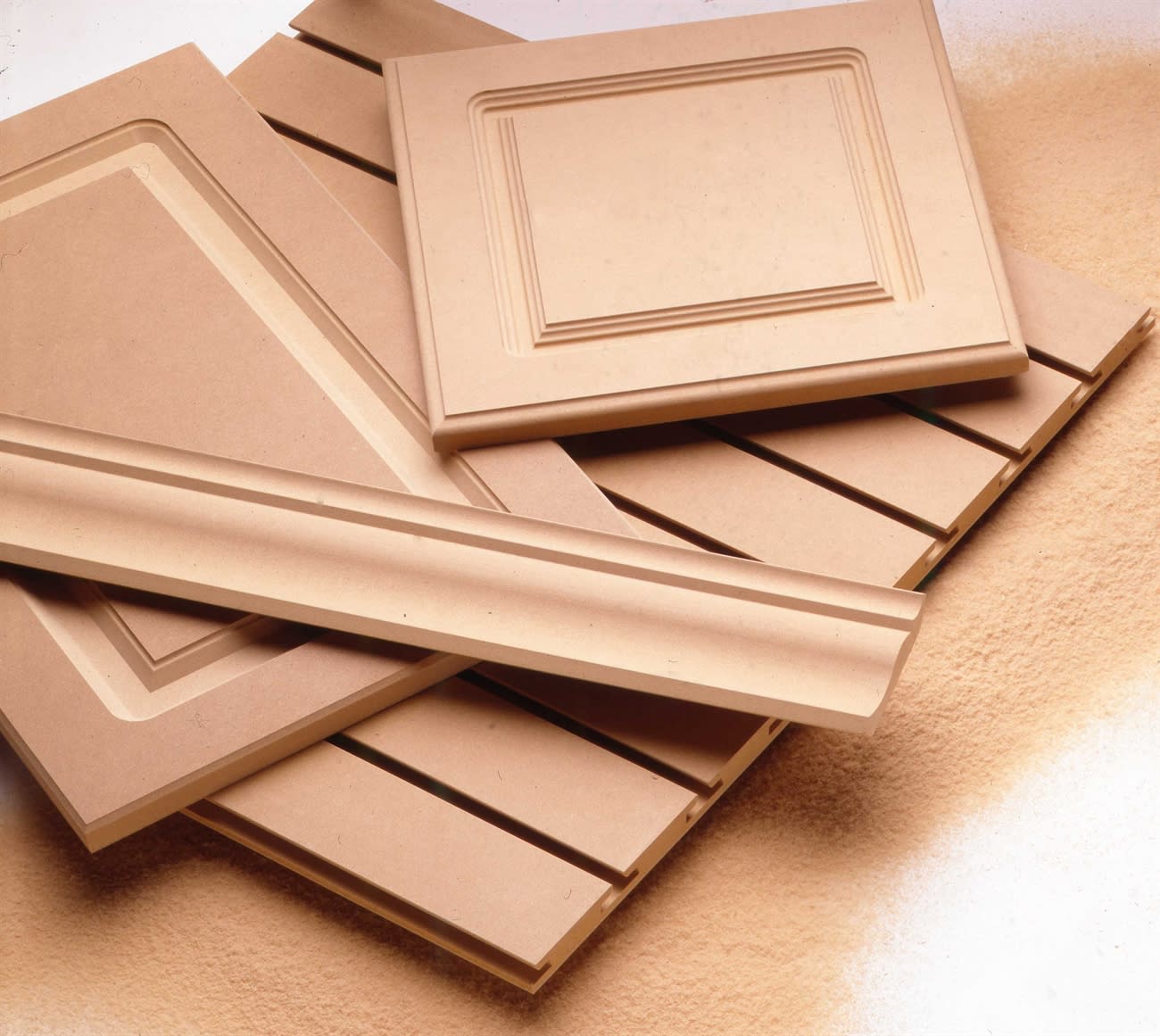 Assorted Weyerhaeuser MDF products