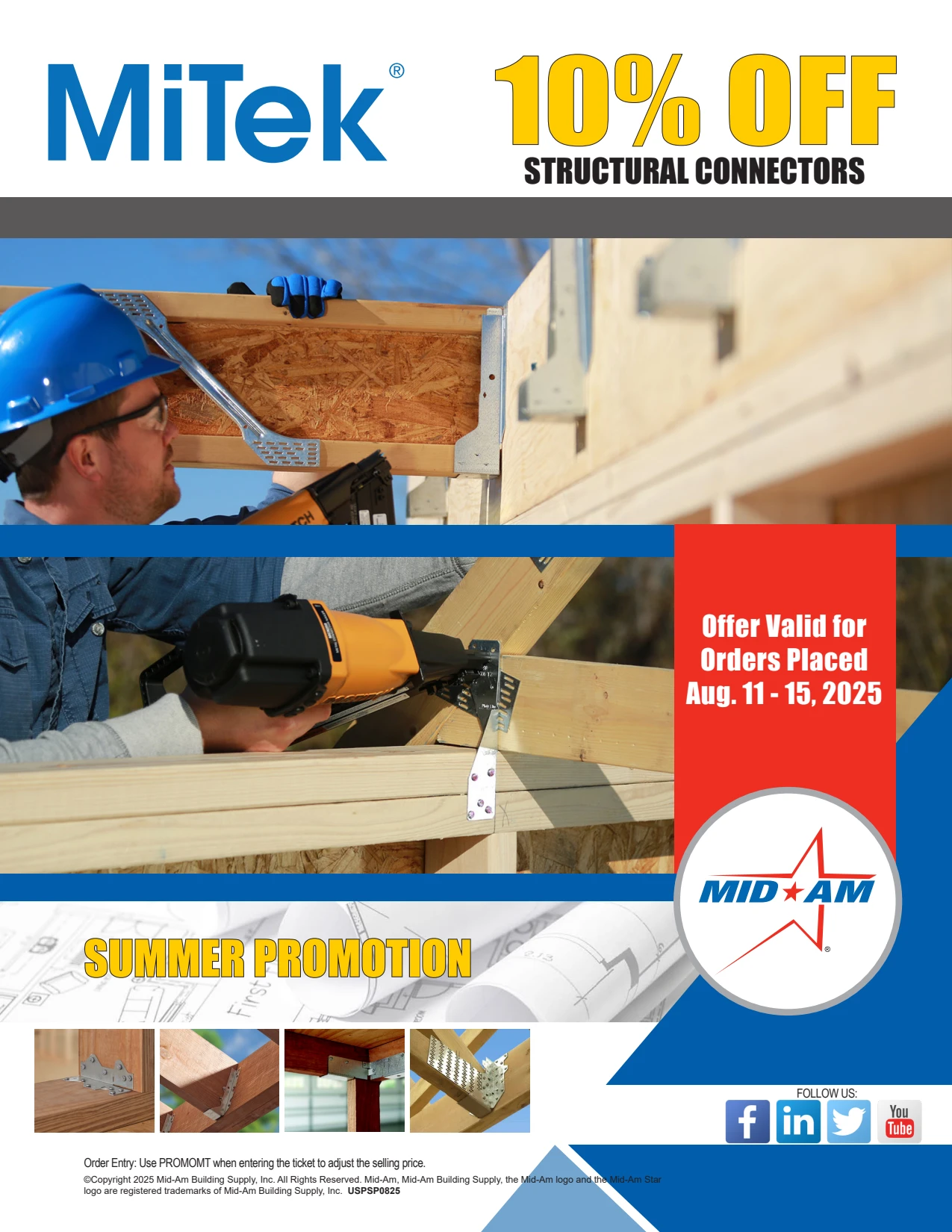 2025 MiTek Summer Promo