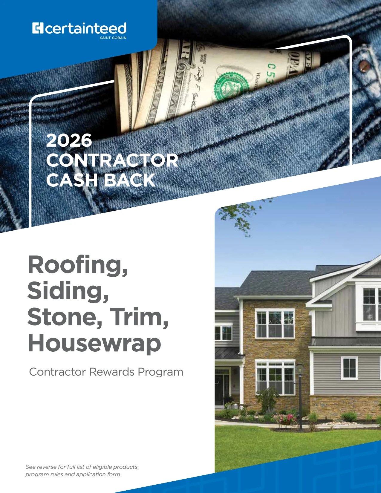 Contractor Cash Back Rewards Program