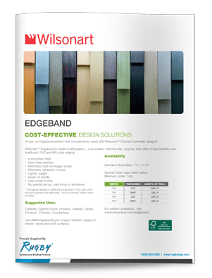Wilsonart Edgeband Brochure MUP