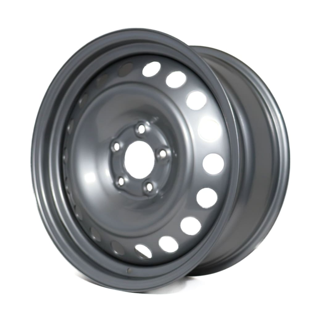 18X7.5 SILVER INTERCEPTOR STEEL WHEEL WITH 6
