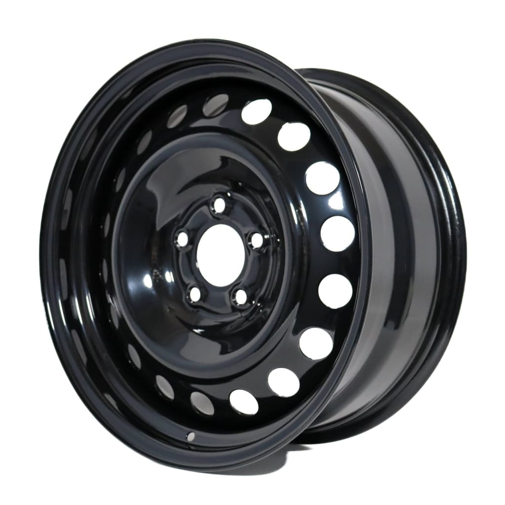 18X8 BLACK INTERCEPTOR STEEL WHEEL 5-120 PCD +40ET