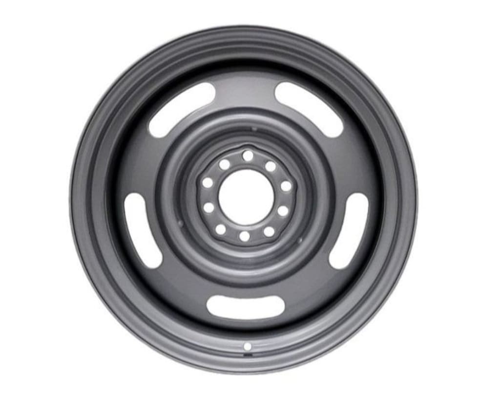 Rally Steel Rims 17X8 SILVER RALLY STEEL WHEEL 5-114.3/120.65 PCD +6ET