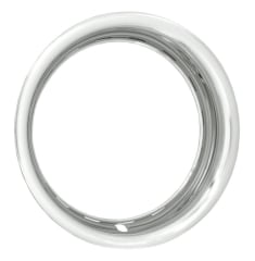 15" STAINLESS STEEL 3" DEEP ROUND EDGE TRIM RING