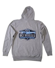 MEN'S GREY BCI WHEELS HOODIE SIZE (XXL)