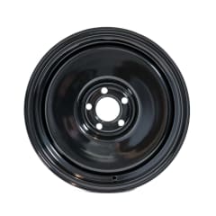15X6 BLACK D-TOWN STEEL WHEEL 5-101.6 PCD. 0ET