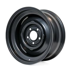 15X7 SATIN BLACK TRAILER STEEL WHEEL 5-114.3 PCD. +6ET