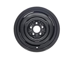 14X7 SATIN BLACK EARLY HOLDEN STEEL WHEEL 5-108 PCD. +12ET