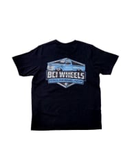 MEN'S BLACK BCI WHEELS T-SHIRT SIZE (LARGE)