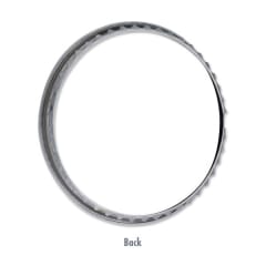 17" ANTIQUE SMOOTH POLISHED STAINLESS STEEL TRIM RING