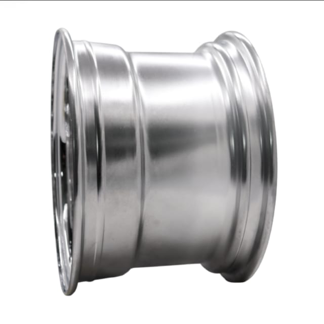 15X10 CHROME 12 SLOT STEEL WHEEL 5-114.3 PCD -55ET