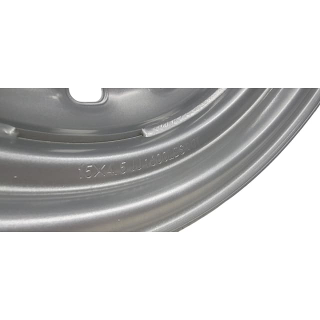 15X4.5 SILVER 12 SLOT STEEL WHEEL 5-114.3 PCD. 0ET