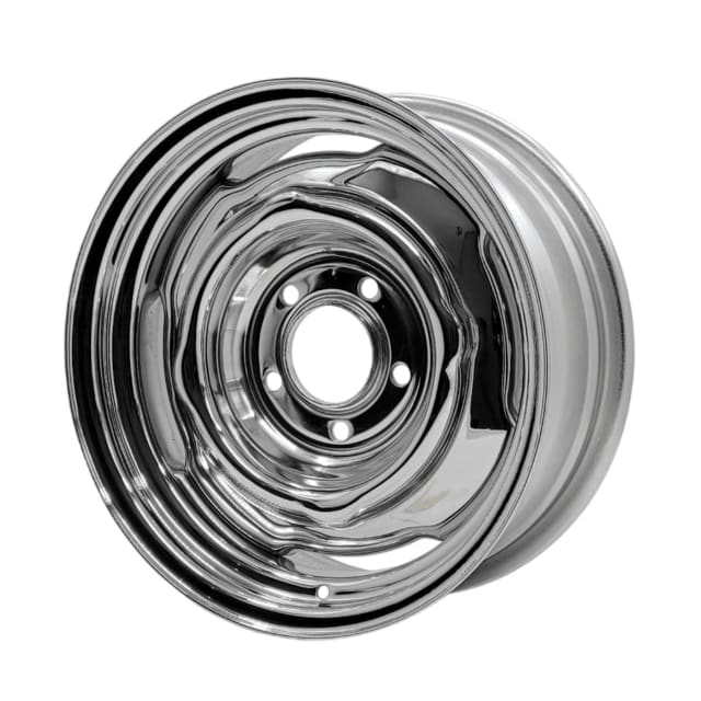 15X6 CHROME OEM HQ STEEL WHEEL 5-120.65 PCD. +10ET 337ID