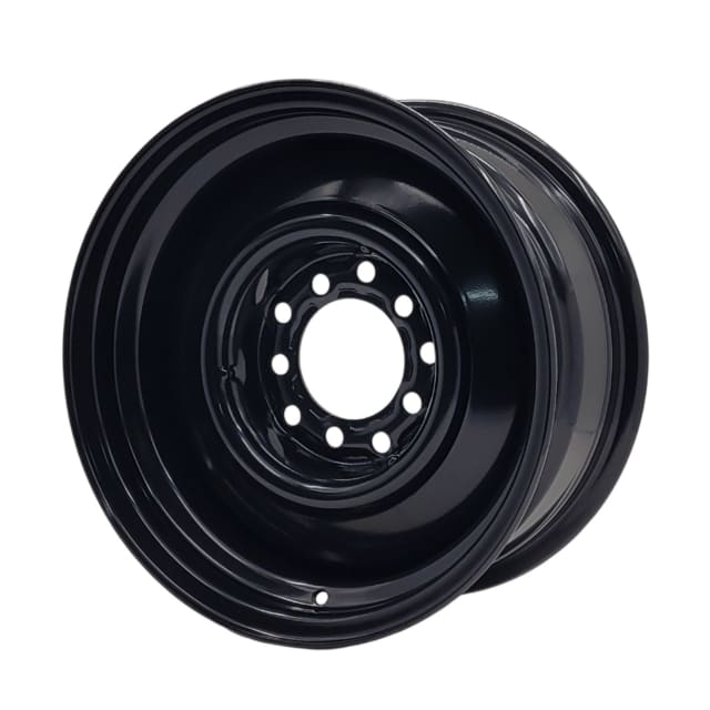 15X7 BLACK SMOOTHIE STEEL WHEEL 5-127/139.7 PCD. 0ET