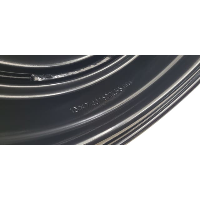 15X7 BLACK SMOOTHIE STEEL WHEEL 5-127/139.7 PCD. 0ET