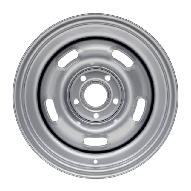 15X7 SILVER 5 SLOT STEEL WHEEL 5-114.3 PCD. +6ET 312ID