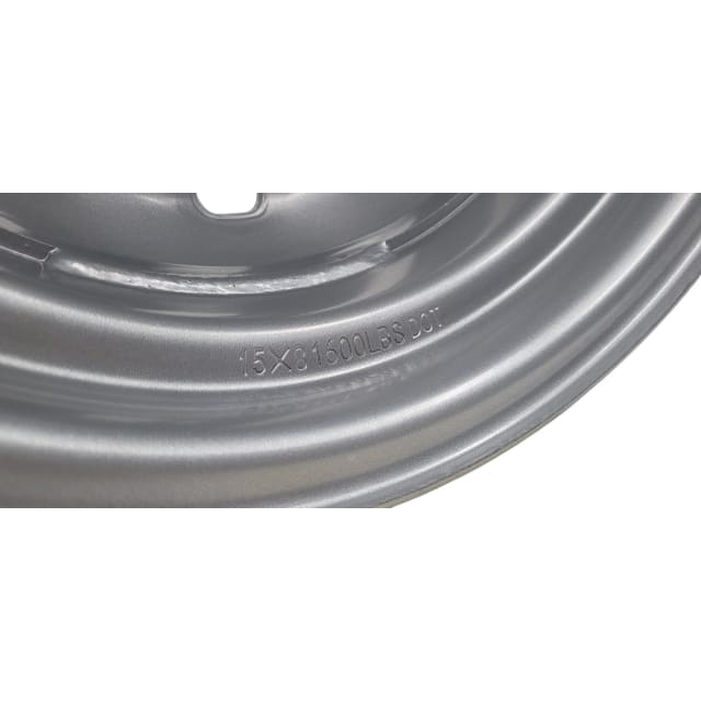 15X8 SILVER 12 SLOT STEEL WHEEL 5-114.3 PCD. -25ET