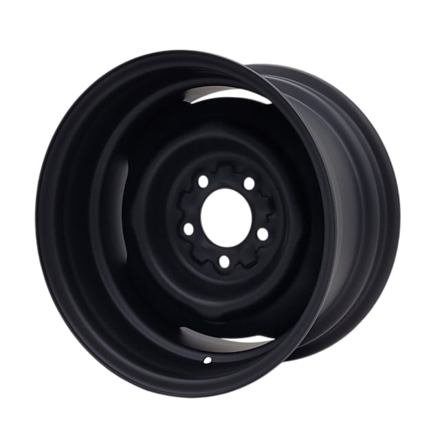 15X8 MATTE BLACK OEM FORD STEEL WHEEL  5-114.3 PCD -25ET